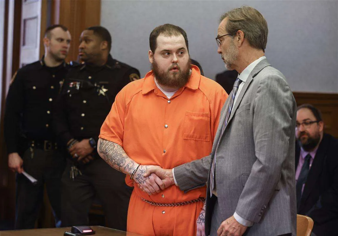 David Klucas in courtroom